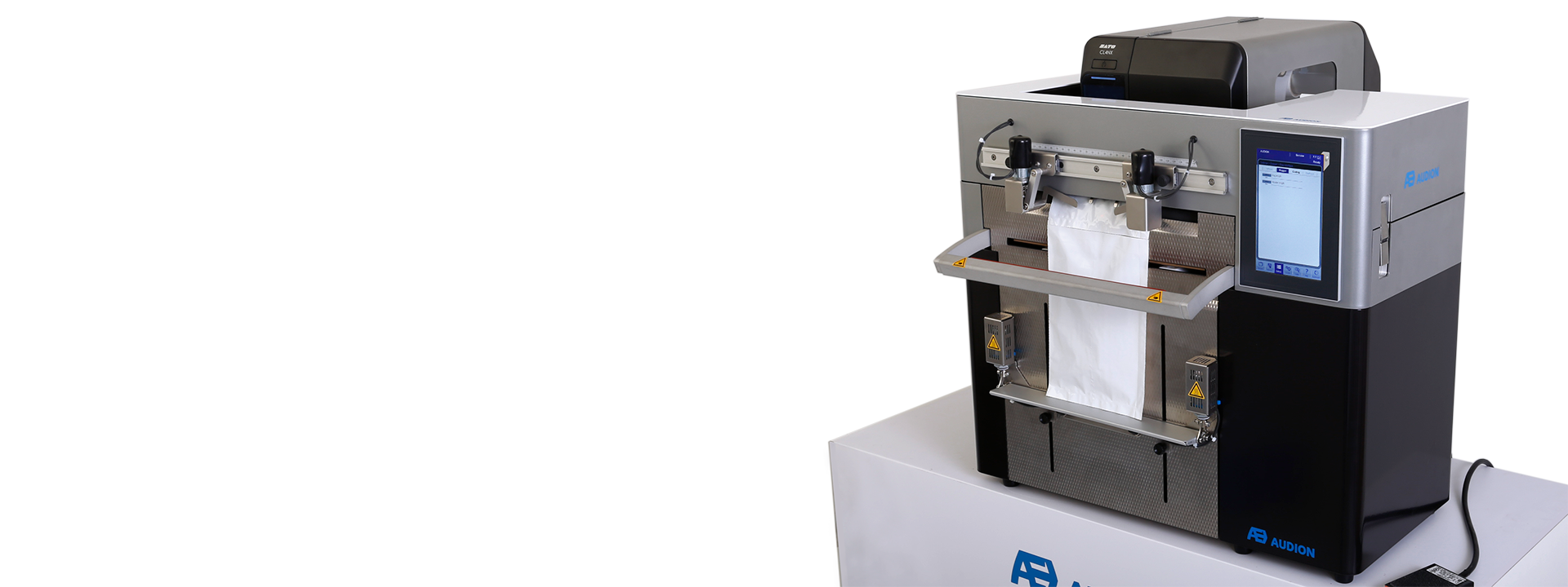 Automatyczna zgrzewarka workująca Audion Speedpack 300 Tabletop stołowa Automatyczna zgrzewarka workująca Audion Speedpack 300 Tabletop stołowa