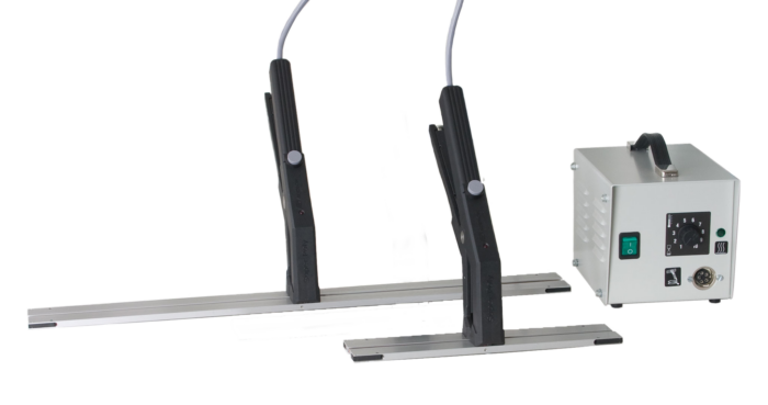 Audion Super Poly — szczypce zgrzewające z transformatorem TPS w zestawie