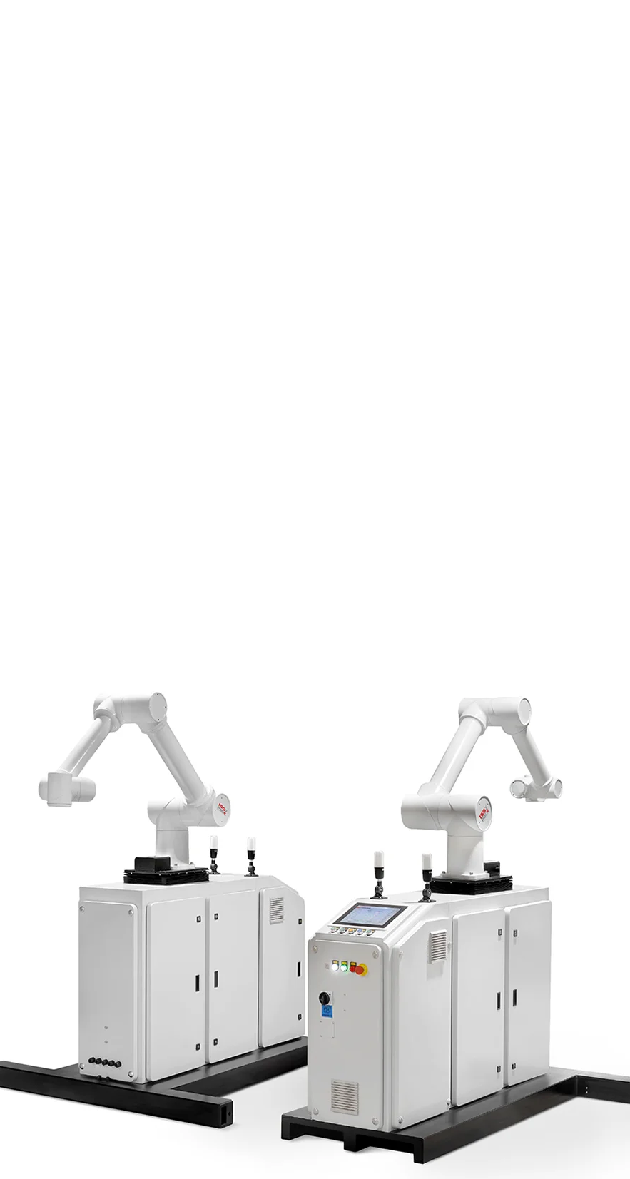 Cobot to robot współpracujący zaprojektowany do bezpiecznej pracy w bezpośrednim otoczeniu człowieka.