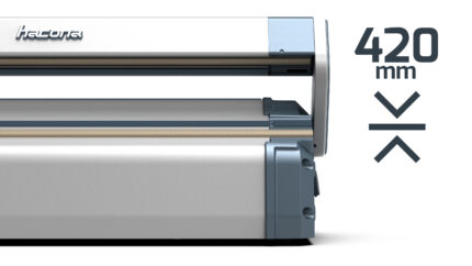 Hacona EIB-420 zgrzewarka impulsowa BiActive INOX 420mm obie listwi aktywne jednoczesnie