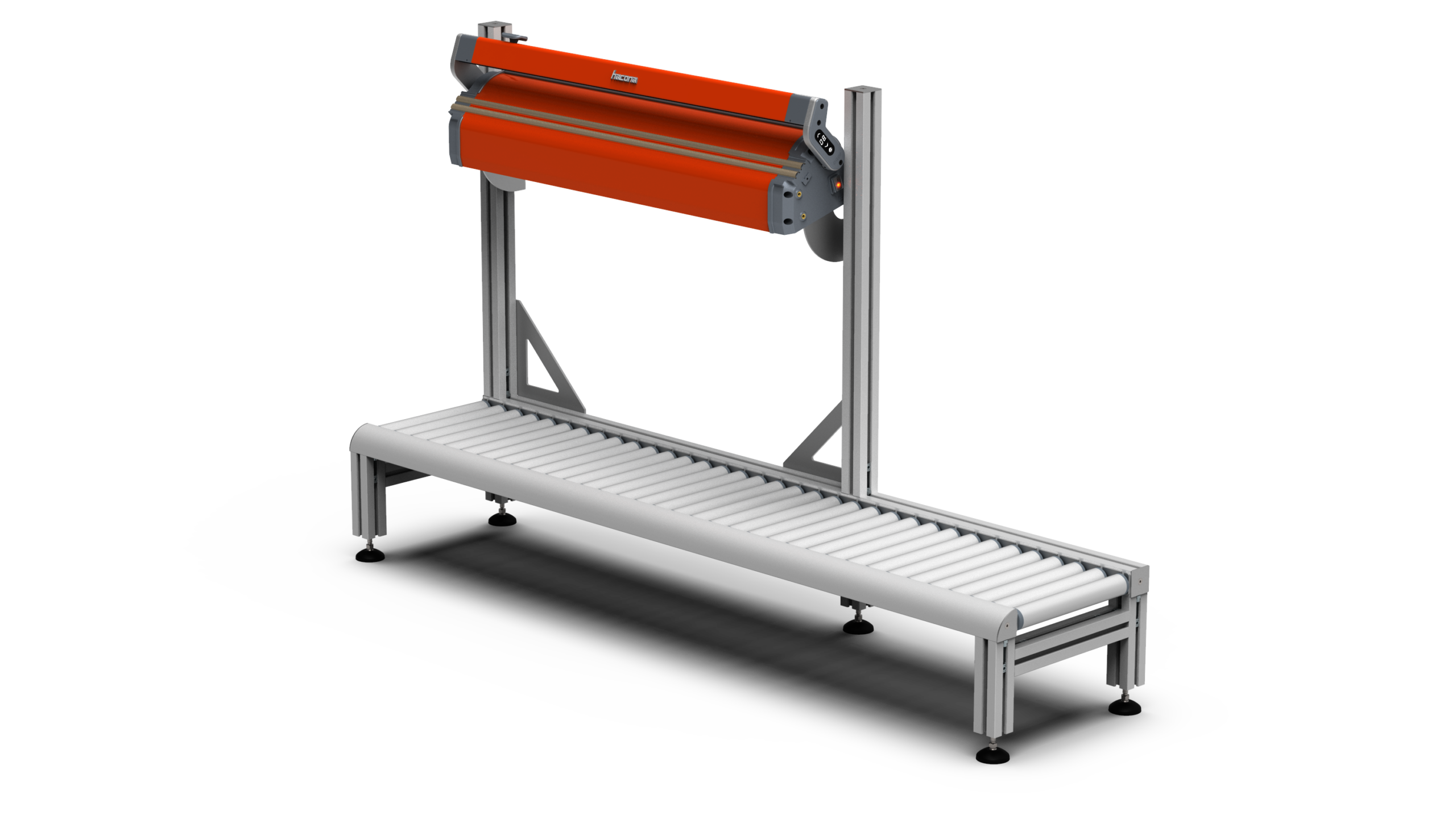Hacona E-type przenosnik tasmowy bag sealer roll conveyor