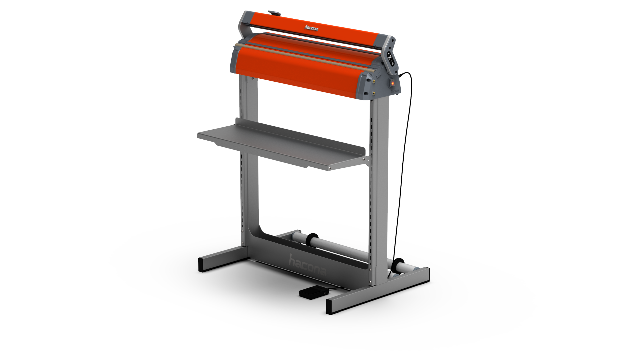 Hacona E-type stojak z pedałem nożnym uchwyt na folie ergonomia pracy